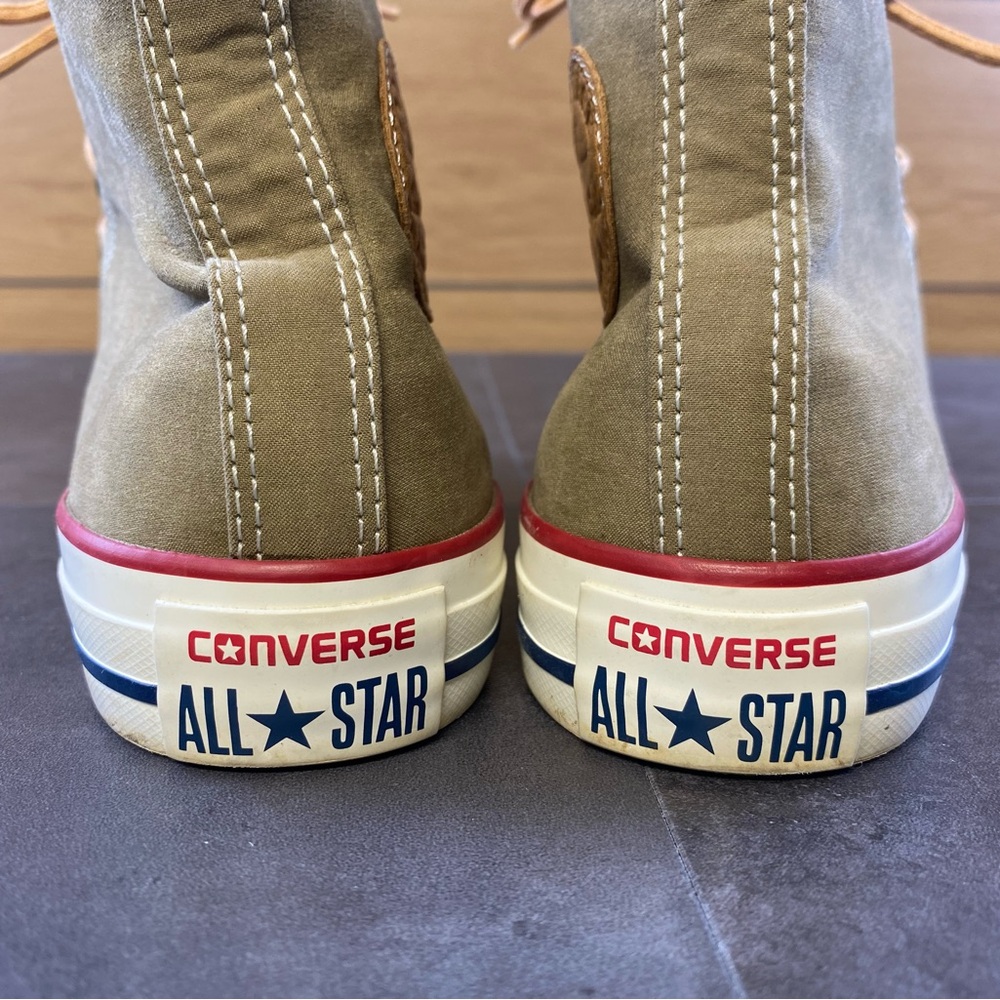 Converse Unisex Tan Lux peached suede High-Top Athletic Shoes W7 M5 - Picture 5 of 8